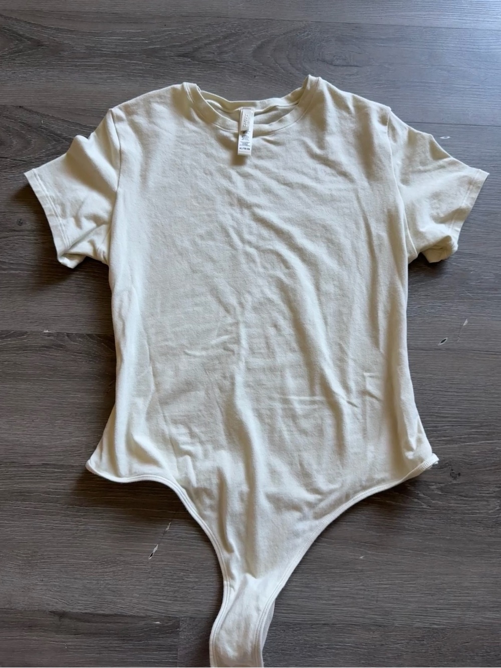 SKIMS Cotton Jersey T Shirt Bodysuit NWOT